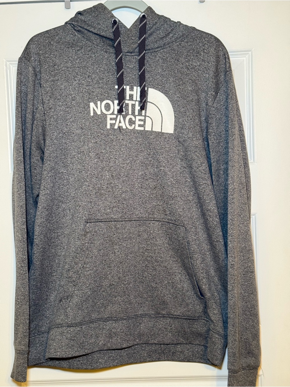 The North Face Men's Gray Logo Hoodie